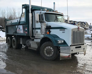 Dump truck (10 wheels)