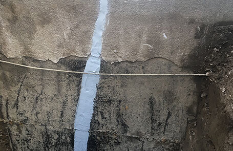 Repair of foundation cracks